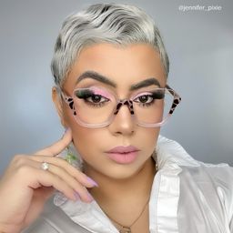 Kellina Two-Tone Square Glasses4
