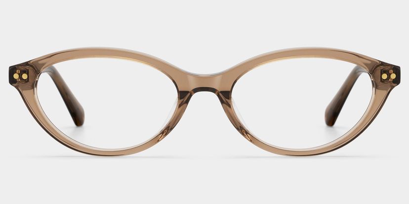 Ashby Brown Oval Glasses