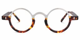 Lumy Round Tortoise Glasses0