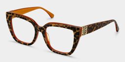 Tamarrah Leopard Cat eye Glasses3