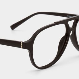 Drew Dark Brown Aviator Glasses4