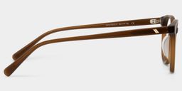 Allison Matte Brown Round Glasses4