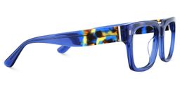 Fulford Blue Rectangle Glasses4
