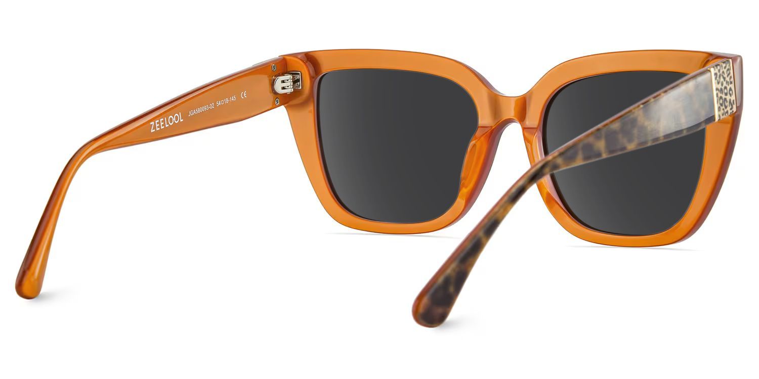 Square Frame Leopard Glasses on Sale4