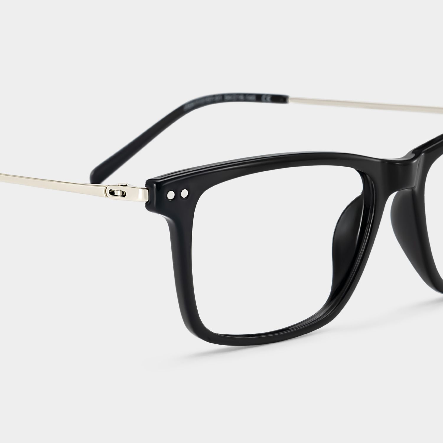 Eleanor Men's Black Rectangular Eyeglasses in TR90 for Men | ZEELOOL CANADA5
