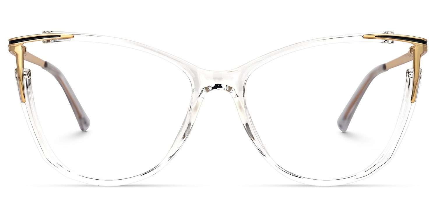 Cat eye Yomary Clear Frame Glasses | ZEELOOL Canada0