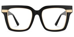 Taylor Square Black Glasses0