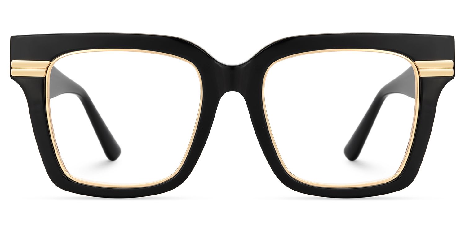 Taylor Square Black Color Frame Glasses for females | ZEELOOL Canada0