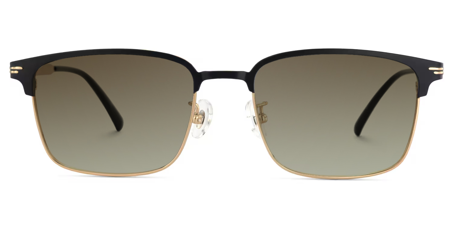 Men's Titanium Glasses Frames with Browline Shape0