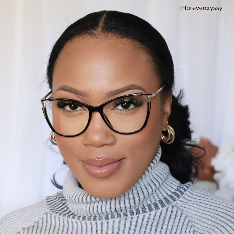 Yomary Black Cateye Frame Glasses | ZEELOOL Canada11