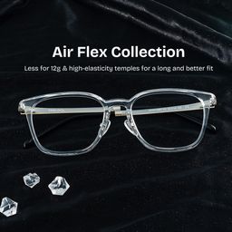 Lily Rectangle Clear Glasses0