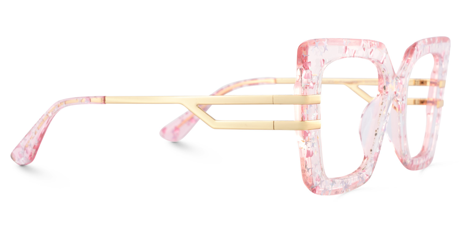 Poutine Square Pink Glasses3