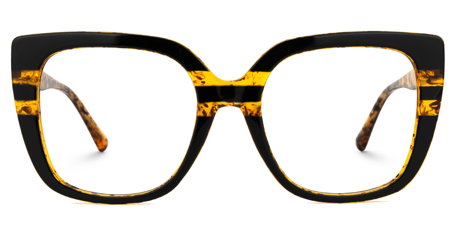 Brenda Square Tortoise Frame Glasses | ZEELOOL Canada0