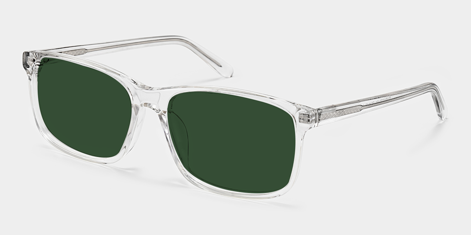 Connie Rectangle Sunglasses with Acetate Clear Frames | ZEELOOL CA2