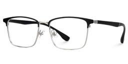 Eaddy Rectangle Silver Glasses1