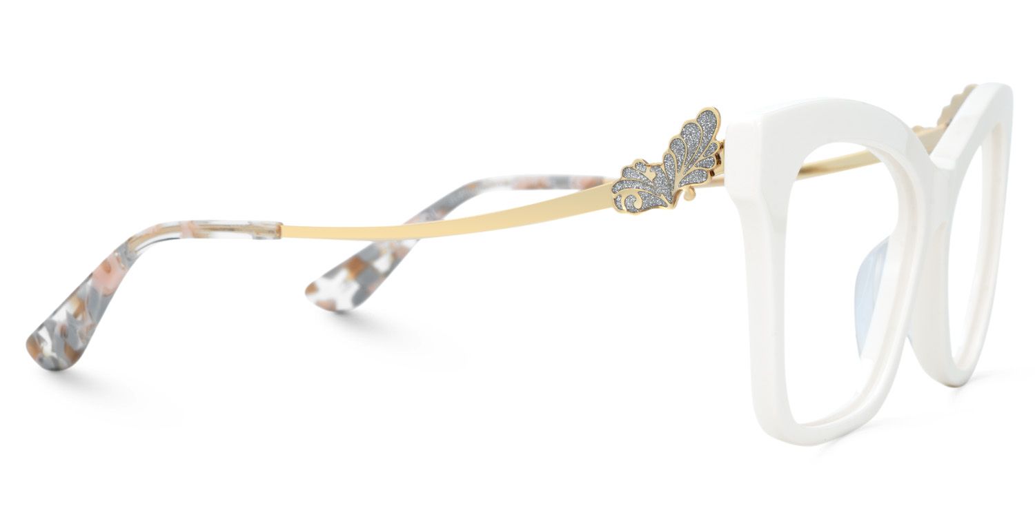 Elida Big White Glasses on sale | ZEELOOL Canada3