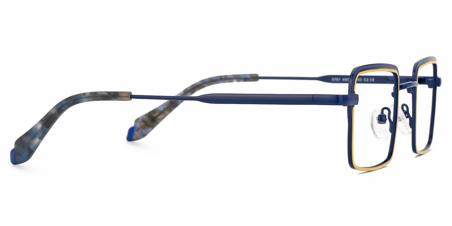 Rachele Yellow Eyeglasses with Square Shape | ZEELOOL Canada2