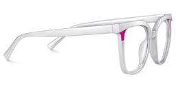 Dazzler Square Silver Pink Glasses4