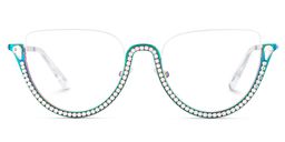 Sparkle Cateye Iridescent Glasses2