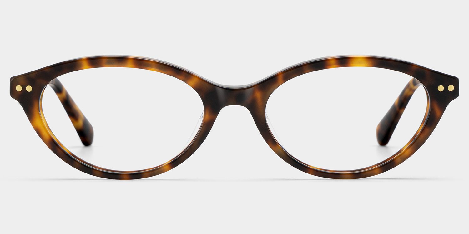 Ashby Tortoise Oval-Frame Glasses | Retro Athleisure0