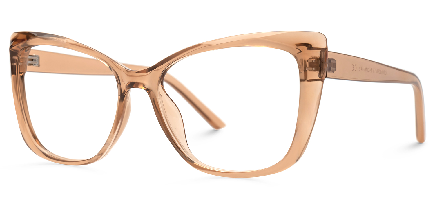 Farris Transparent Square Frame Glasses for Women | ZEELOOL Canada1