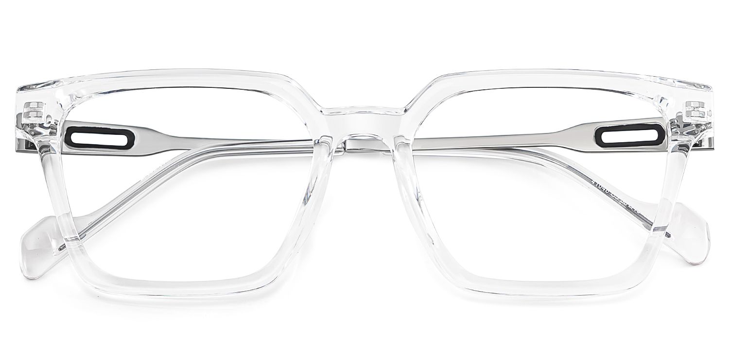 Mabel Eyeglasses in Square Clear Frame | ZEELOOL Canada2