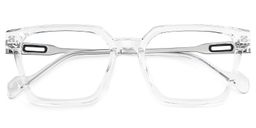 Mabel Square Clear Glasses2