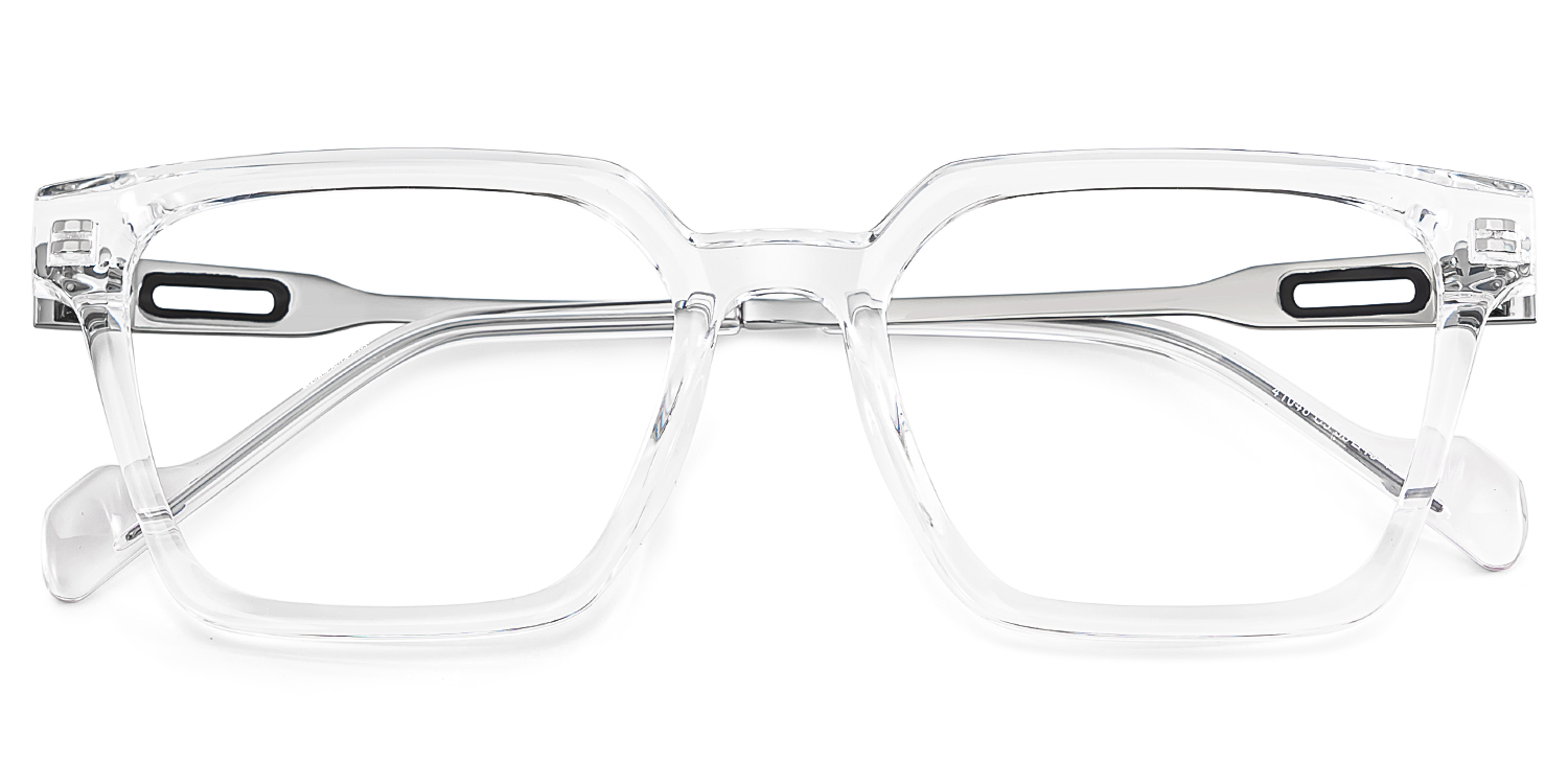 Mabel Square Clear Glasses2