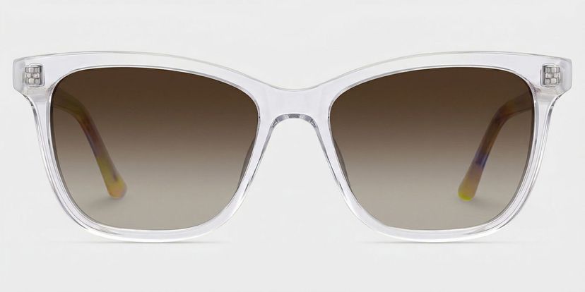 Faith Clear Rectangle Glasses