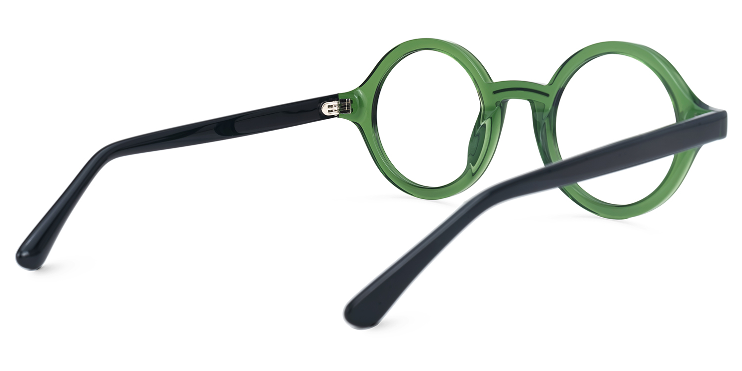 Round Netini Green Glasses deals -Zeelool Glasses3