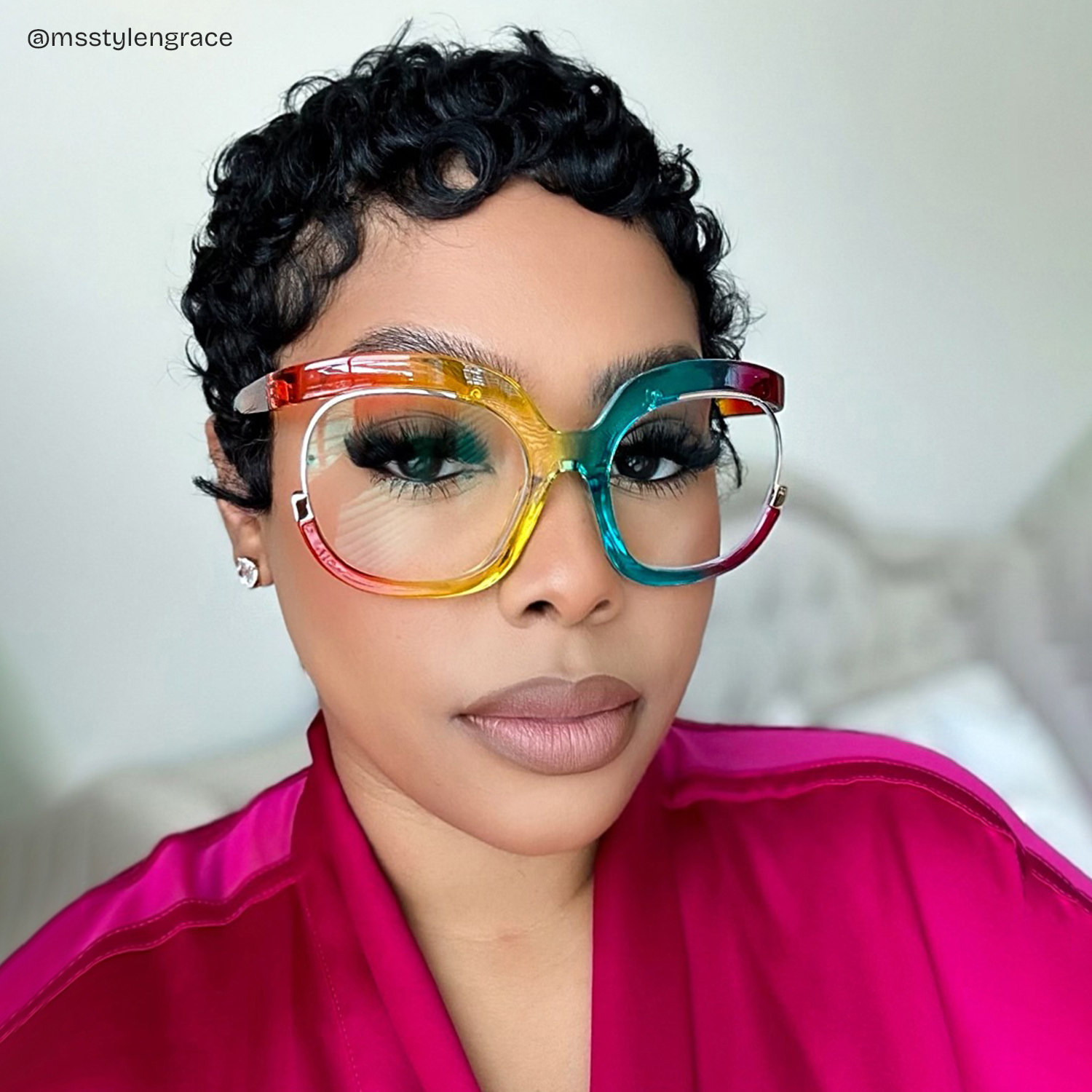 Darice Round Colorful Glasses4