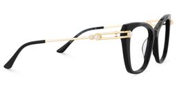 Victor Cat eye Black Glasses5