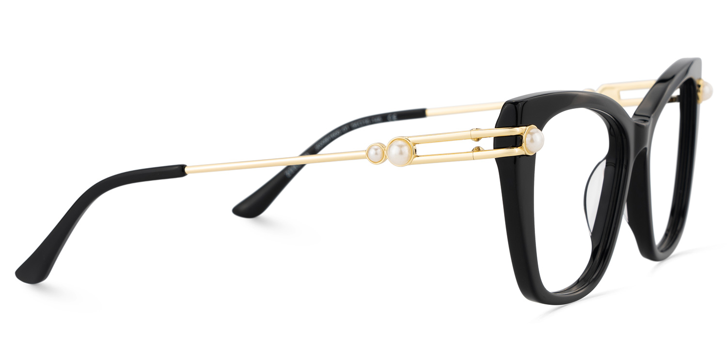 Victor Eyeglasses in Cat eye Black Frame | ZEELOOL Canada5