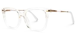 Jacqui Square Clear Glasses1