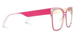 Dacarine Pink Gold Square Glasses4