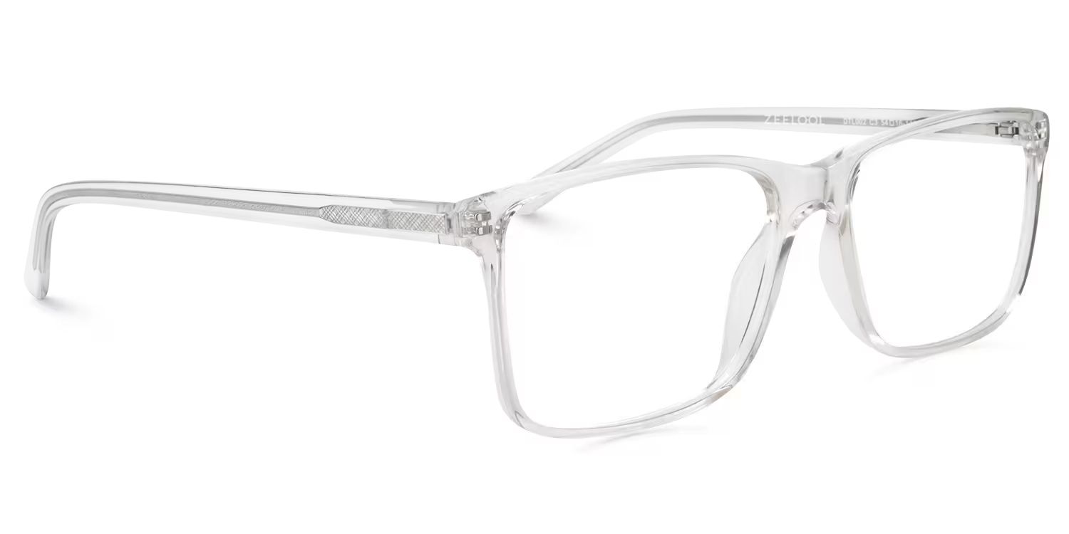 Rectangle Clear Glasses | ZEELOOL Canada2