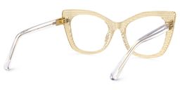 Vela Cateye Yellow Gold Glasses3