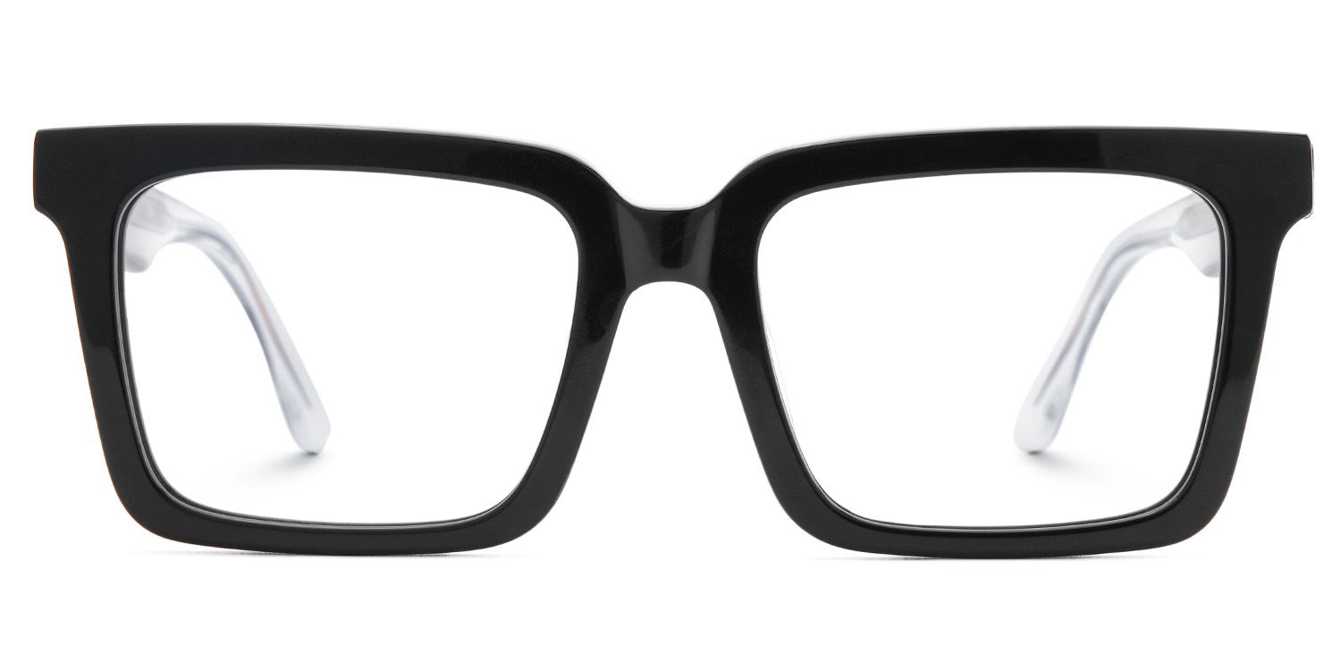Black Square Frame Glasses - Hattie on Sale | ZEELOOL Canada1