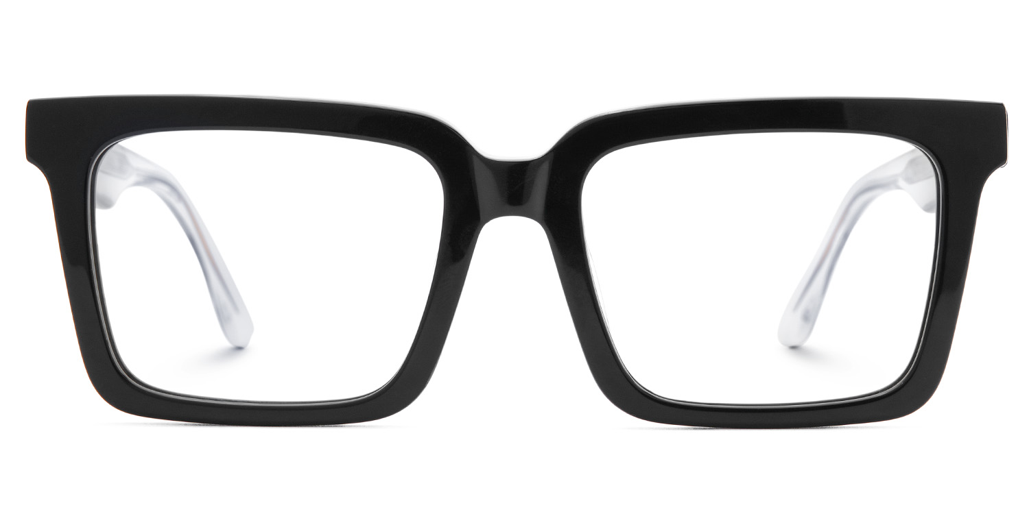 Black Square Frame Glasses - Hattie on Sale | ZEELOOL Canada1
