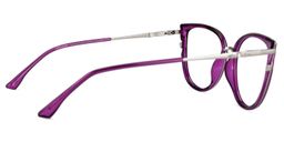 Estrada Cateye Purple Glasses3