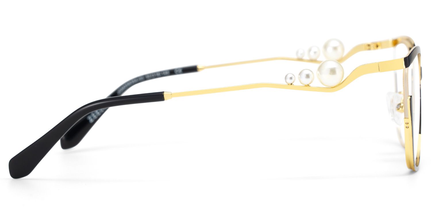 Aria Eyeglasses in Round Black Frame | ZEELOOL Canada5