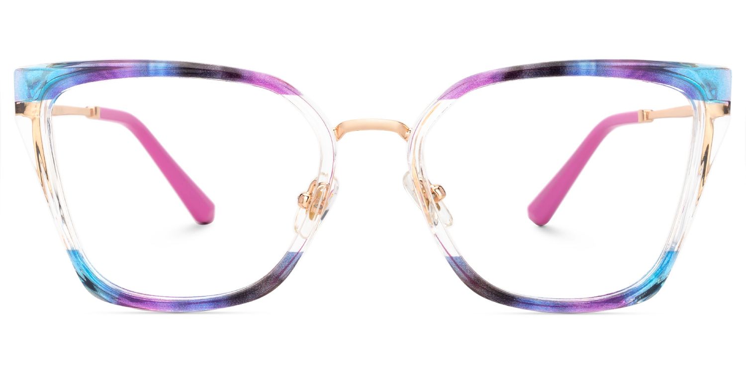 Martins TR90 Rectangle Multicolor Frame Glasses | ZEELOOL Canada0