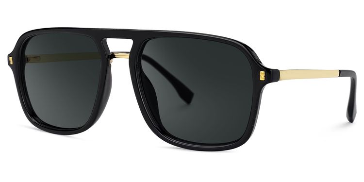 Kilworth Aviator Black Glasses