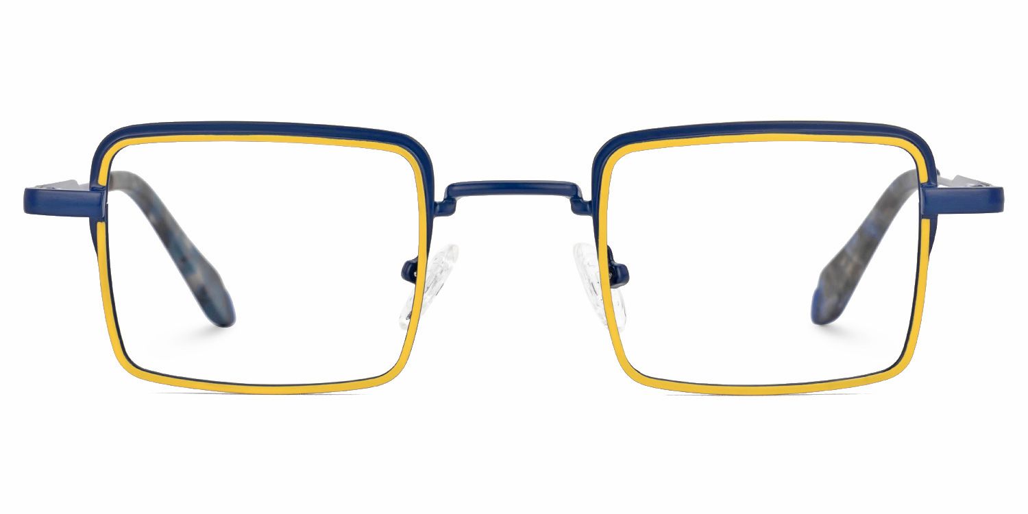 Rachele Yellow Eyeglasses with Square Shape | ZEELOOL Canada0