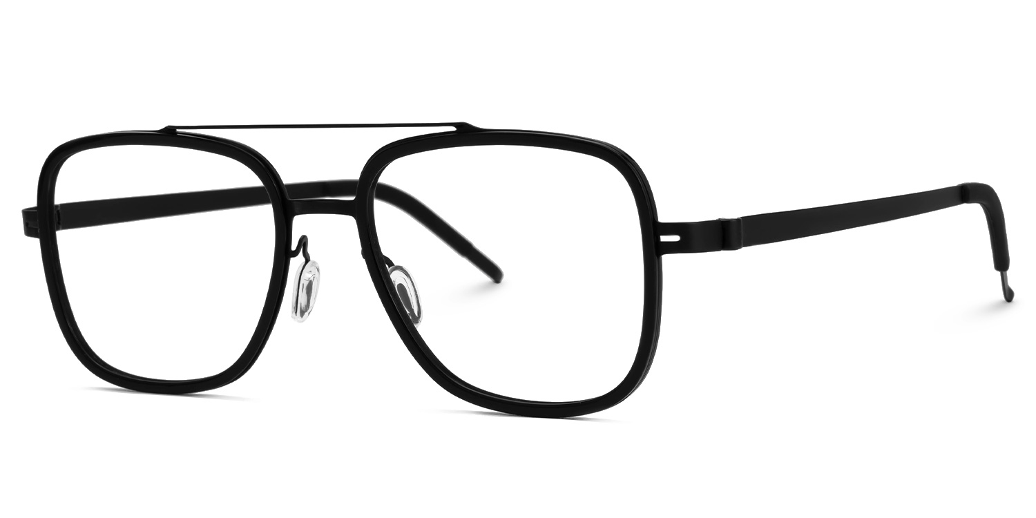 Aviator Sharonica Black Color Frame Glasses | ZEELOOL Canada1