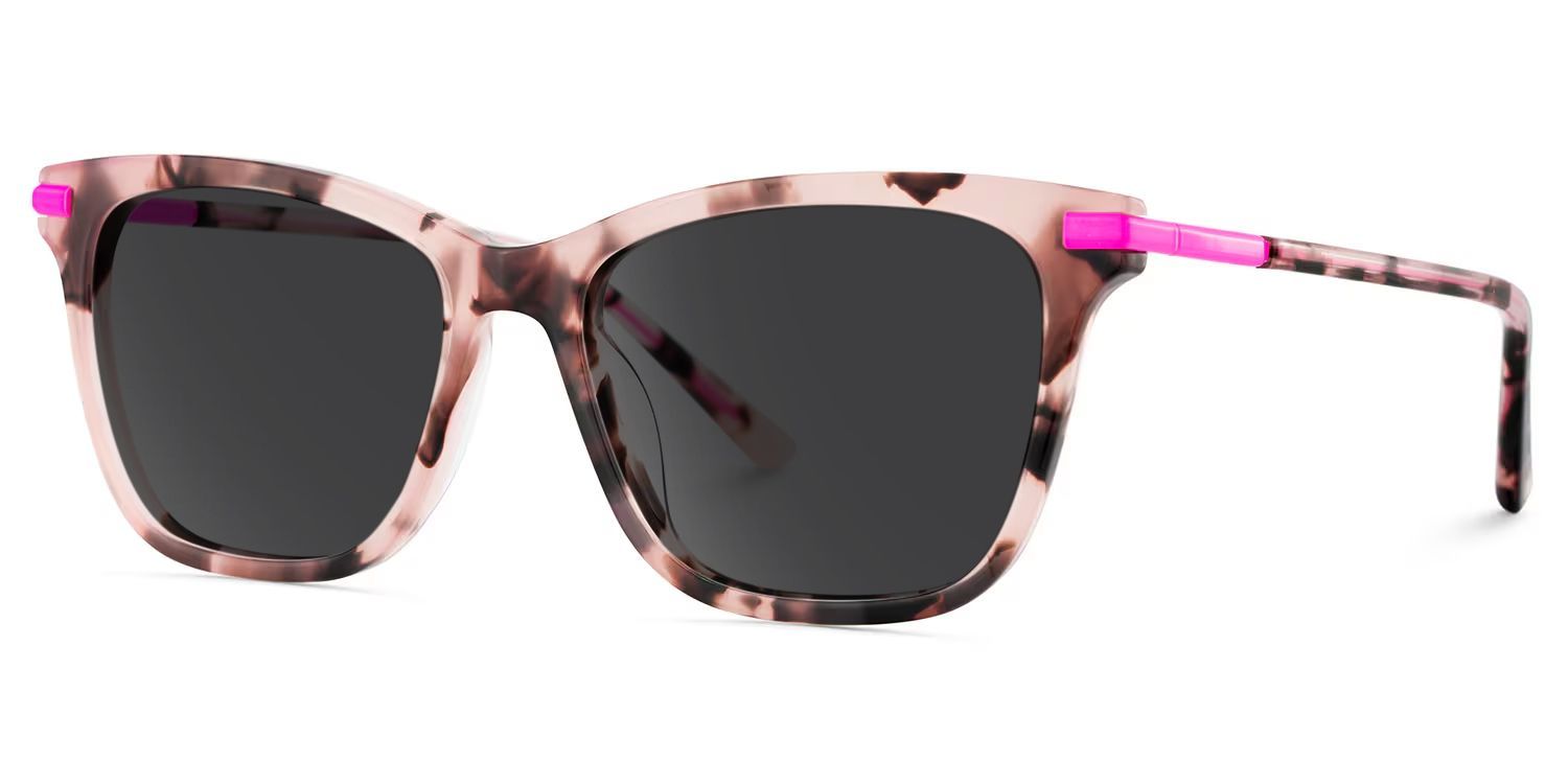 Eliot Rectangle Eyewear with Tortoise2