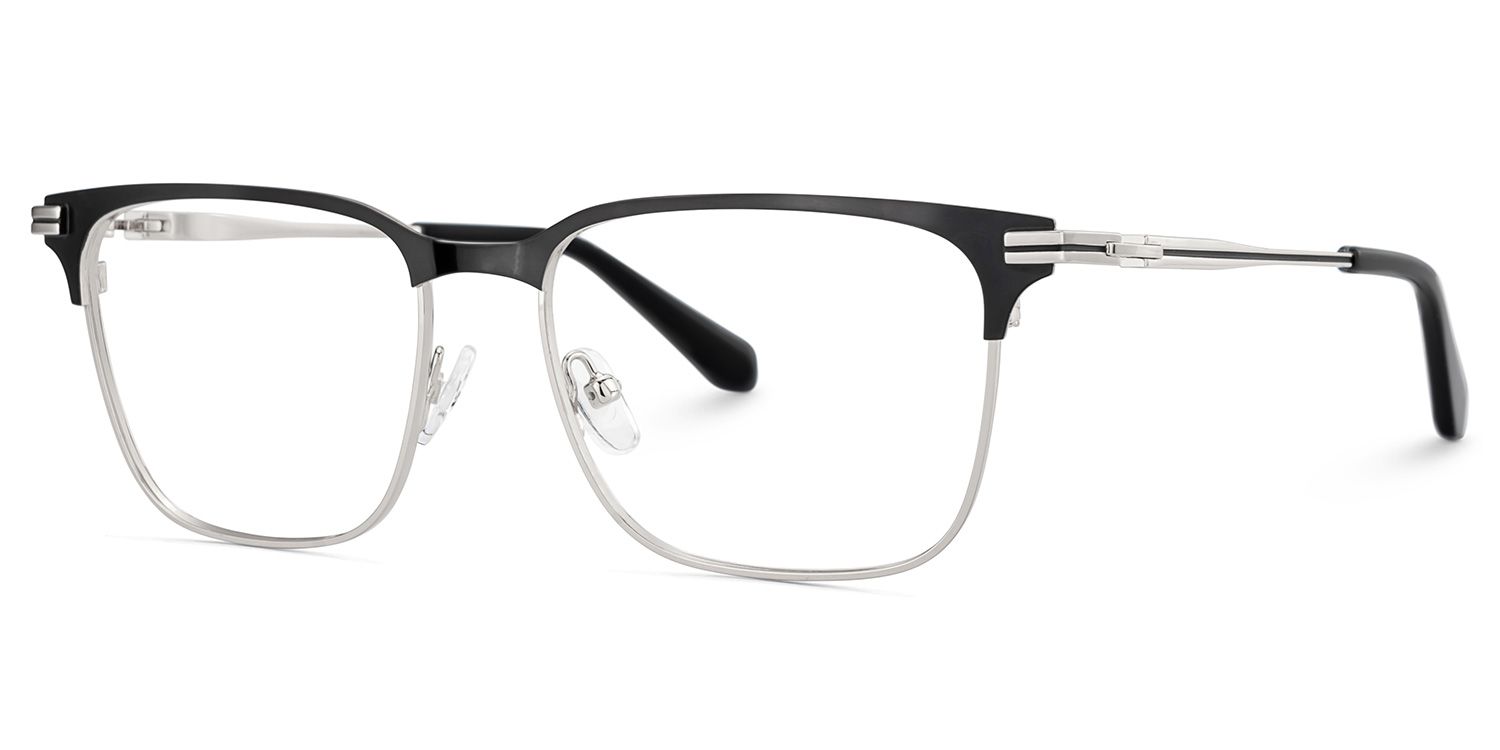 Marshall Gray Rectangle Prescription Glasses | ZEELOOL Canada3