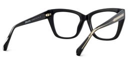 Tessia Square Black Glasses5