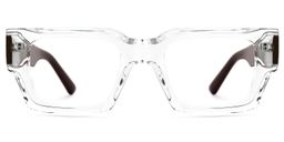 Garza Clear Rectangle Glasses0