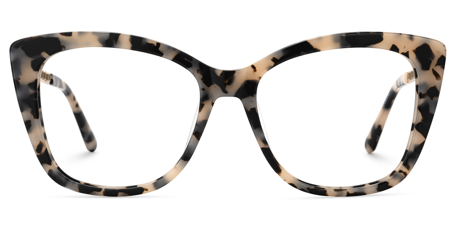 Deangela Tortoise shell Glasses With Metal Arms  | ZEELOOL Canada1